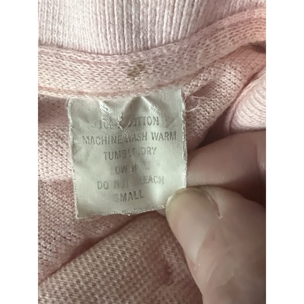 LL Bean Pink Polo Shirt Women's Small Vintage 1980s - Picture 4 of 6